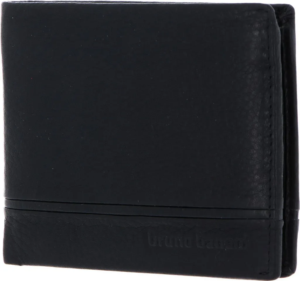 bruno banani Frankfurt Portafoglio in Pelle Nero - Business Edition RFID