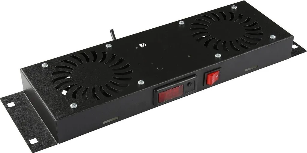 Unité de Ventilation Double et Thermostat Numérique pour Rack 19''