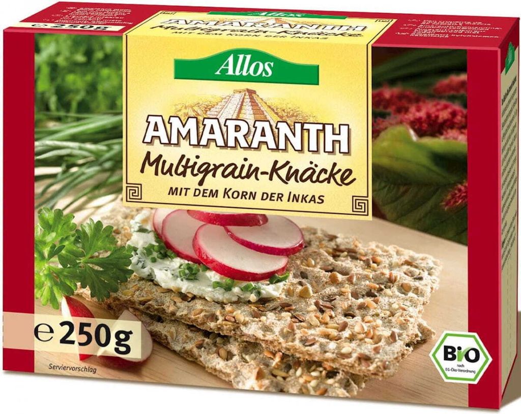Pane croccante all'amaranto multicereali 250g Immagine del prodotto 