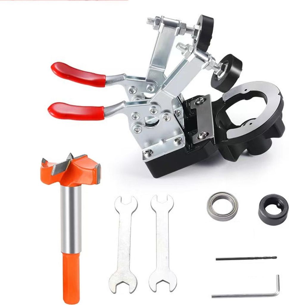 MODFU Lochzangen Scharnierbohrer Set 35mm, Lochbohrer Scharnier, Scharnierbohrer für Möbelbau, Scharnierbohrer Holz