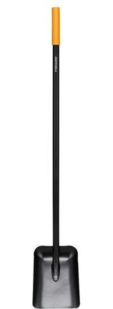Pelle Fiskars Solid 1066720 en acier trempé avec manche droit rigide