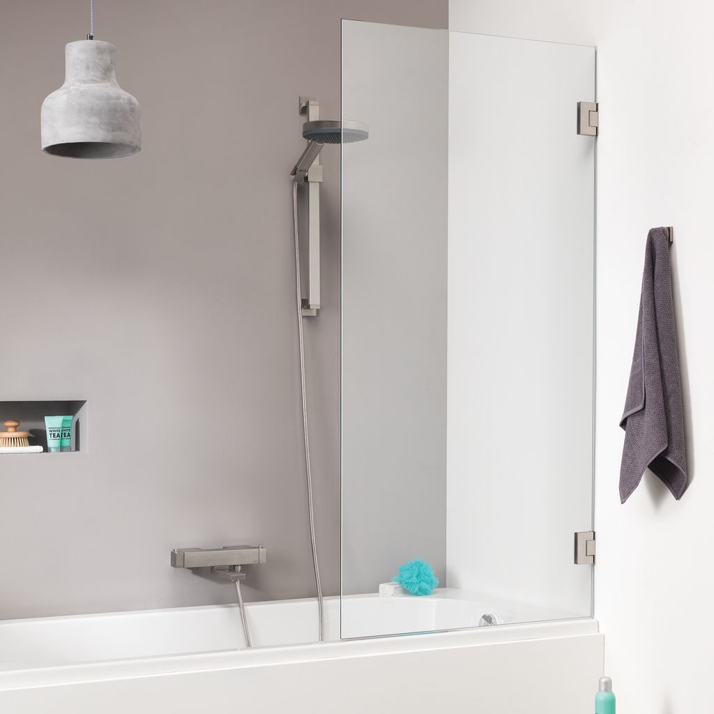 Sealskin Get Wet I Am Badwand eendelig 85x160cm helderglas met chroom profiel