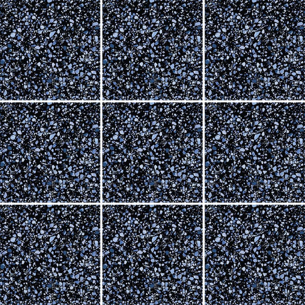 Selbstklebende Fliesenaufkleber für Küche und Bad – 9 Carmen Terrazzo-Zementfliesenaufkleber – 9 Aufkleber 10 x 10 cm