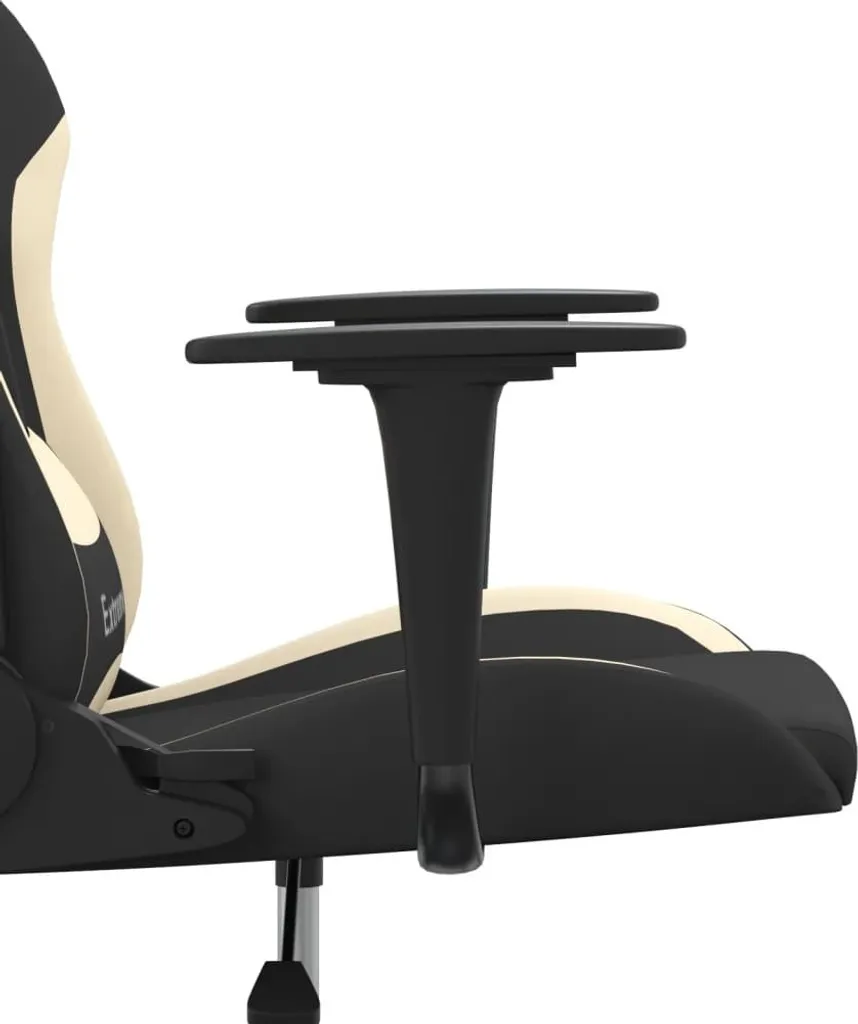 Sedia da gioco in tessuto nero e crema - 9