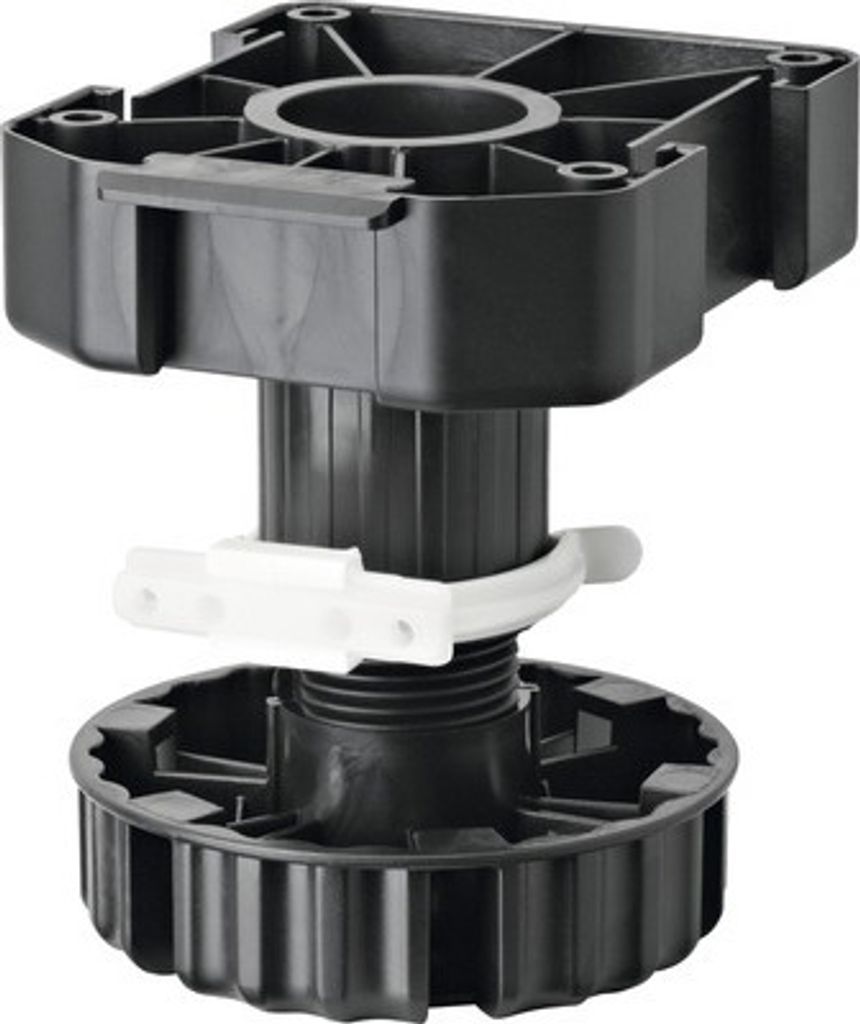 Tarrox Sockelsystem 100xØ77 mm, 4 St. Schwarz