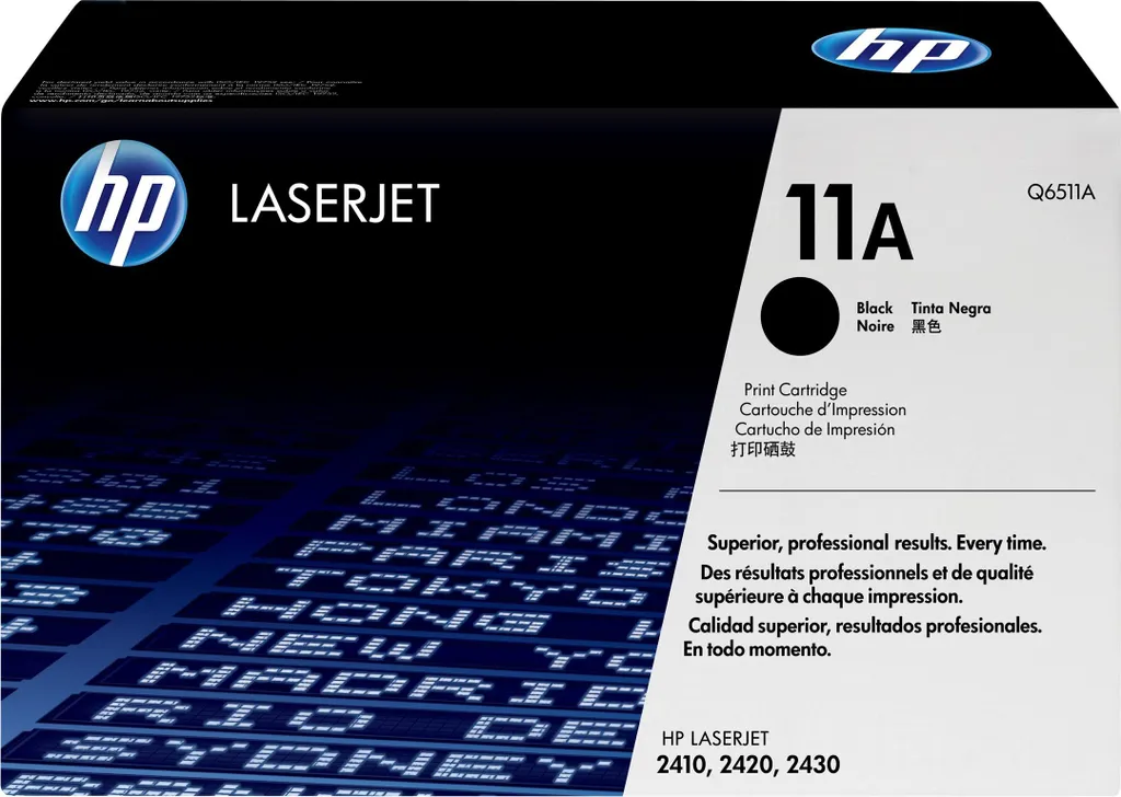 Cartouche de toner noir HP 11A Q6511A Original pour LaserJet série 2400