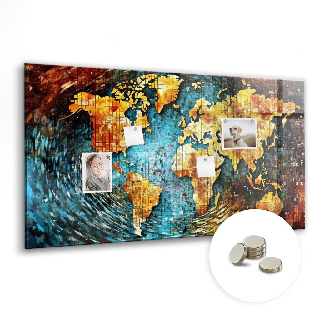 Dekorative Magnettafel 120x60 cm - Magnetwand - für Fotos, Produktbild 