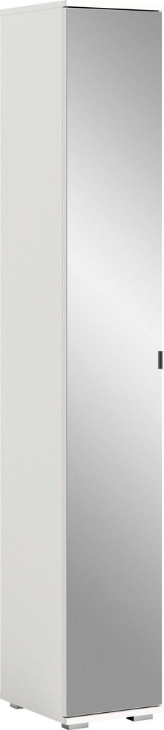 Garderobenschrank Prego | weiß | Spiegeltüren Produktbild 