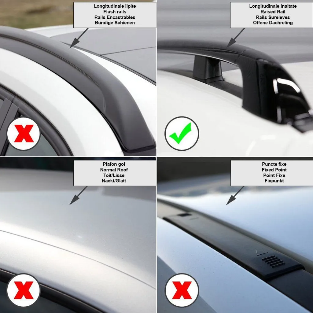 Offerta Barre Tetto Menabo Sherman Silver Ssangyong Korando 97-05 - 7