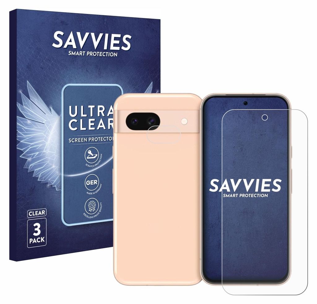 A product shot featuring a phone case, a screen protector, and the product packaging.