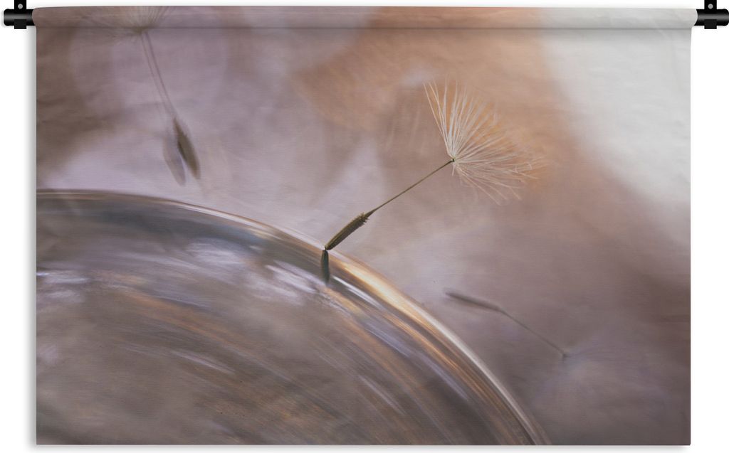 MuchoWow Wandteppich Wandbehang Löwenzahnsamen - Abstrakt - Himmel 90x60 cm Tapisserie Dekoration Wandtuch - Wandskulpturen - Bildteppich