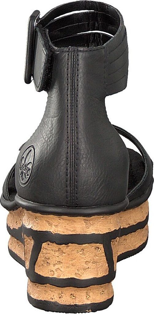 Rieker Damen Keilsandalette schwarz Produktbild 51