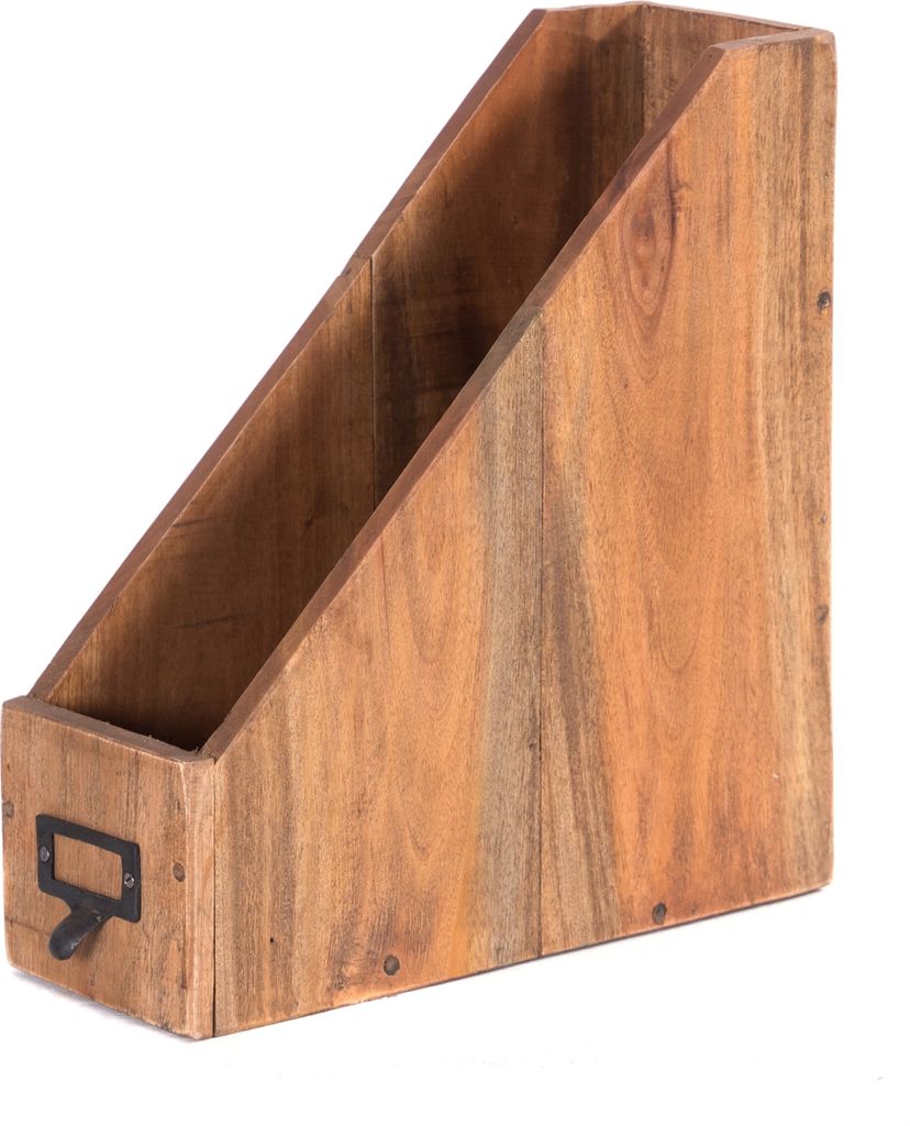 STEHSAMMLER "NOTA" | Mahagoni Holz, 30 cm | Stehordner Produktbild 