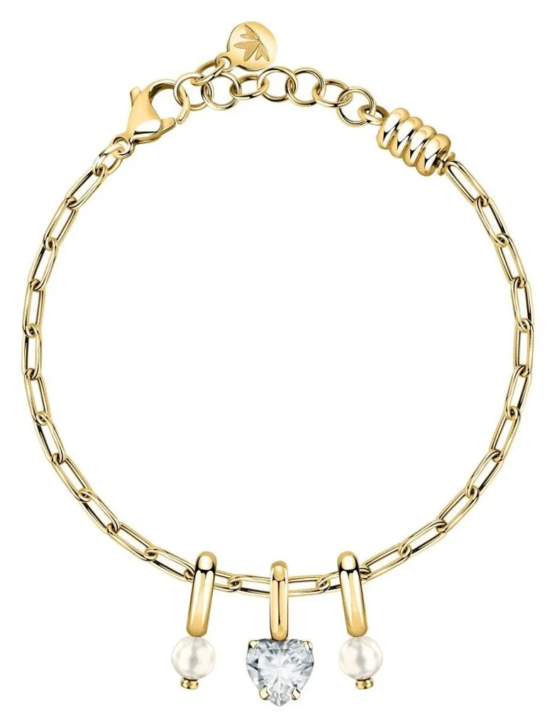 Bracelet doré pour mariage ou soirée avec gouttes délicates SCZ1398