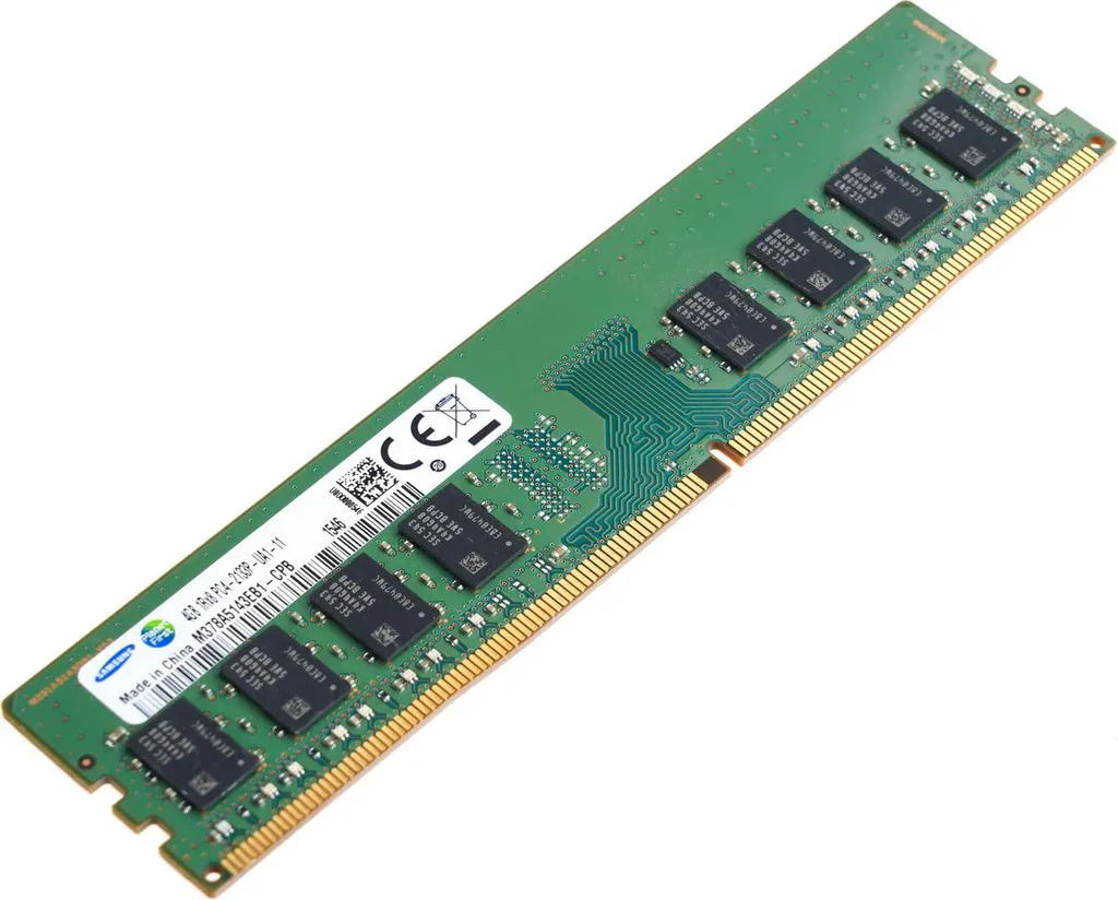 Barrette Mémoire Vive DDR4 4Go Samsung 2133MHz PC4-17000 pour Desktop