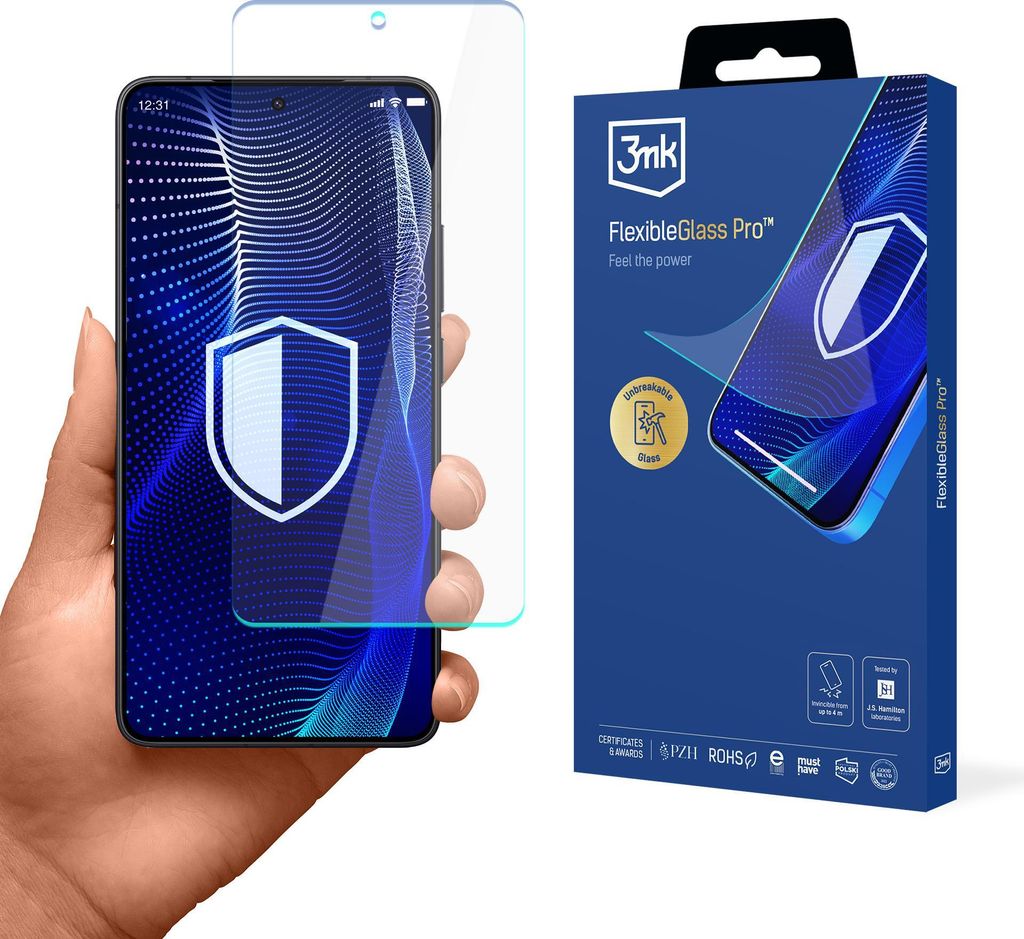 3mk Display Hybridglas FlexibleGlass Pro für POCO F7 Pro/F7 Ultra 0,3mm