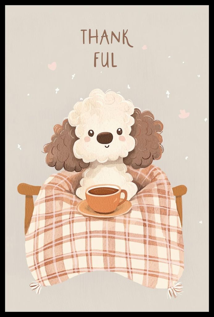Plakat 40x60cm Muster für Kinder, Mädchen und Jungen - Decke