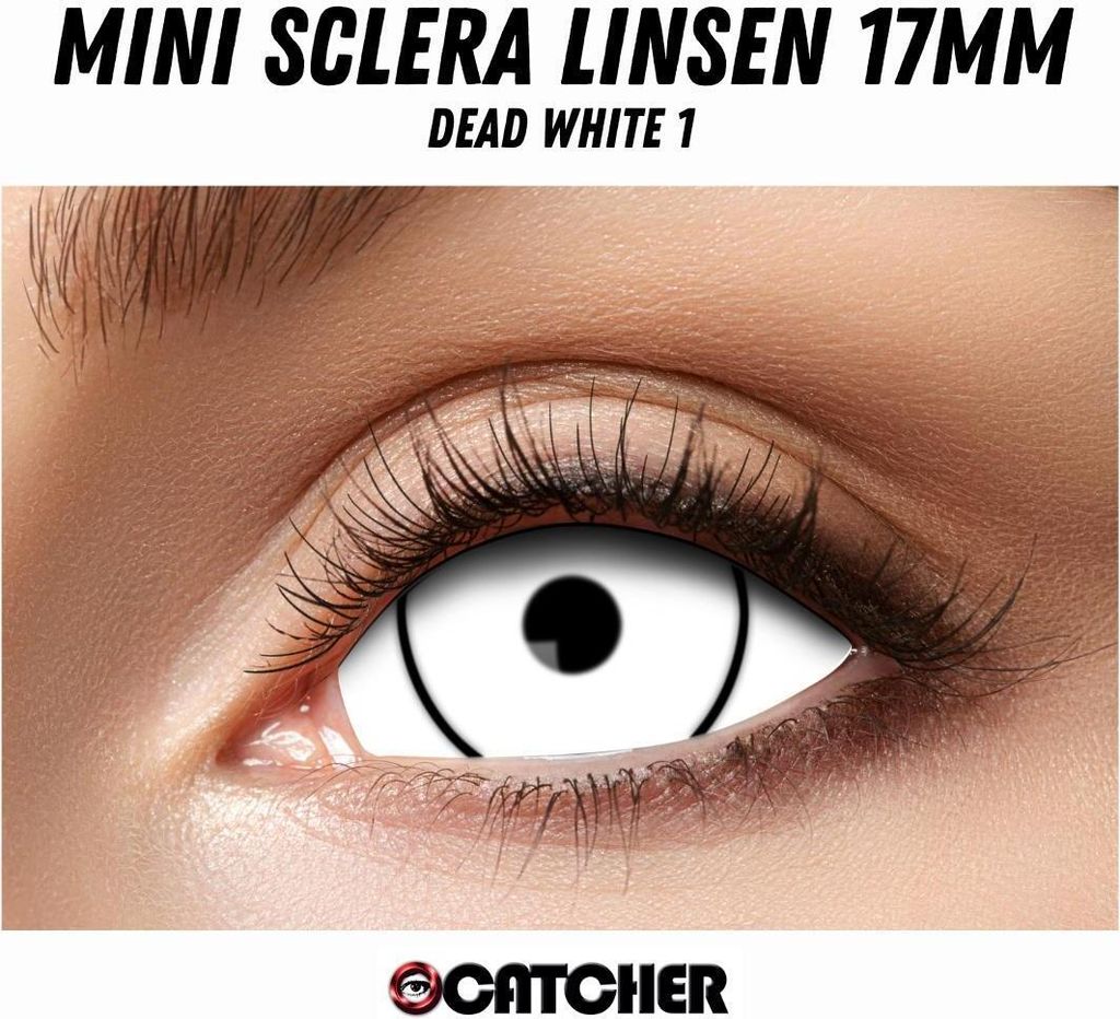 Kontaktlinsen Mini Sclera Dead White