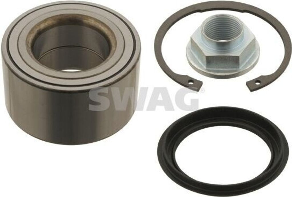 SWAG Radlagersatz für KIA CERATO Stufenheck (LD) Schrägkugellager 74mm 91 93 0087