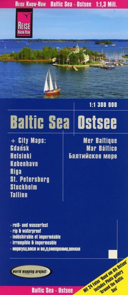 Reise Know-How Carte de la mer Baltique 1:1 300 000 avec Image du produit 