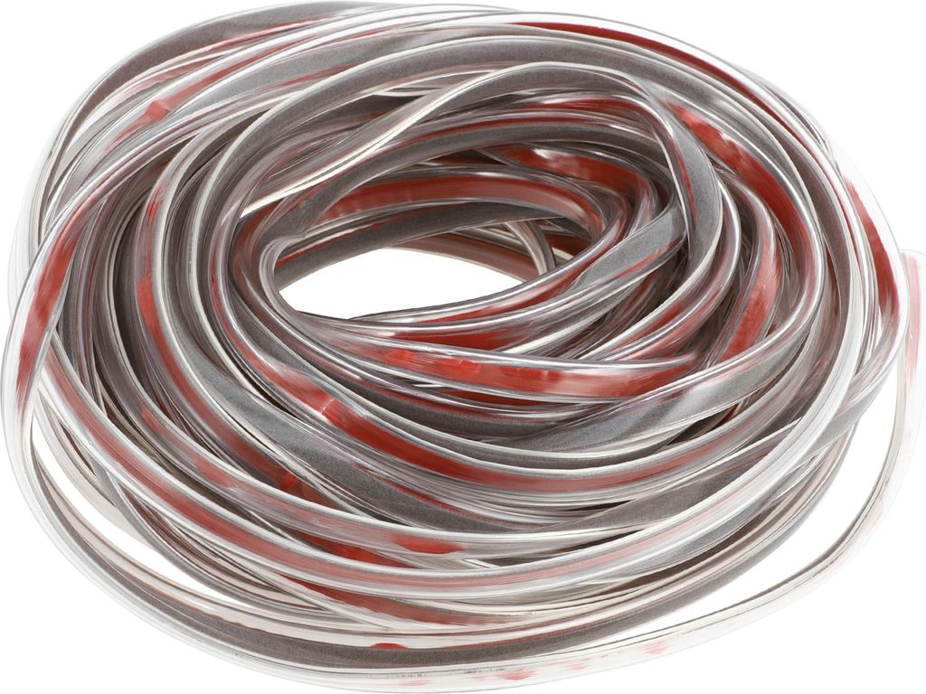 Universelle Autotürkantenschützer, Außen 49,21ft U-förmiger Türkratzschutz aus PVC transparent, 1 Stück