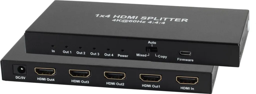 Répartiteur HDMI 1x4 Solution pour Écrans Multiples 4K 60Hz sans Latence