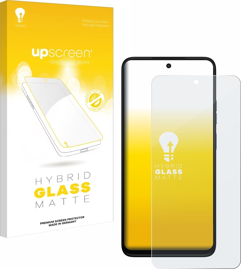 upscreen Entspiegelungs Schutzglas für Motorola Moto G35 Schutzfolie Panzer Folie Glas Display Schutz matt