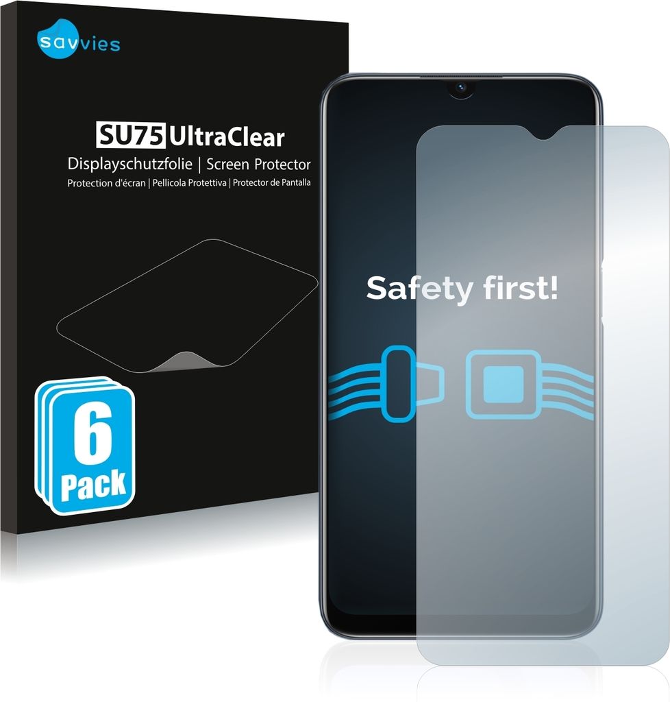 6x Für Oppo A54s Schutzfolie Savvies Displayschutz Display Produktbild 