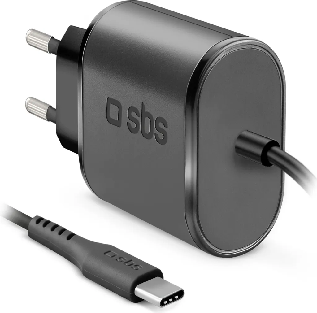 Chargeur mural SBS 10W USB-C anti-surchauffe pour recharge sécurisée