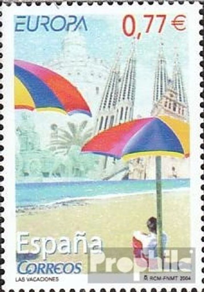 Briefmarken Spanien 2004 Mi 3951 (kompl.Ausg.) postfrisch Europa: Ferien