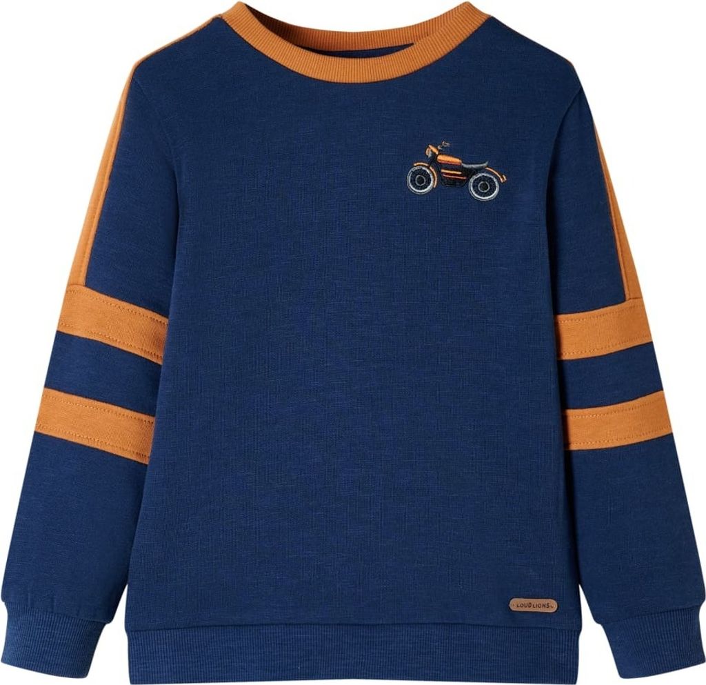 Kinder-Sweatshirt Indigoblau 104