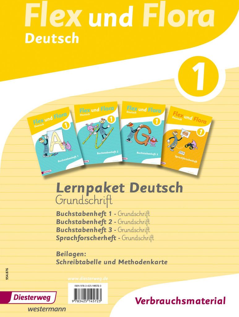 Flex und Flora 1. Paket Deutsch. Grundschrift
