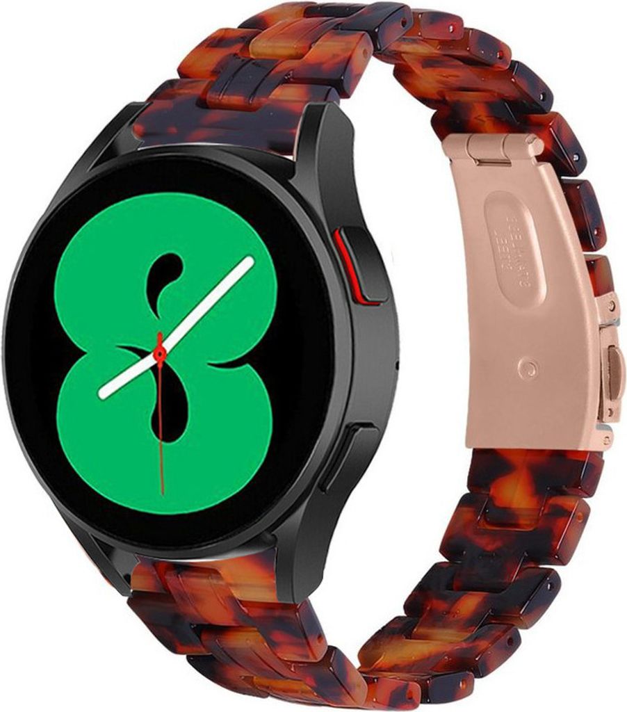 Strap-it Samsung Galaxy Watch 4 - 44mm Resinarmband (Lava)