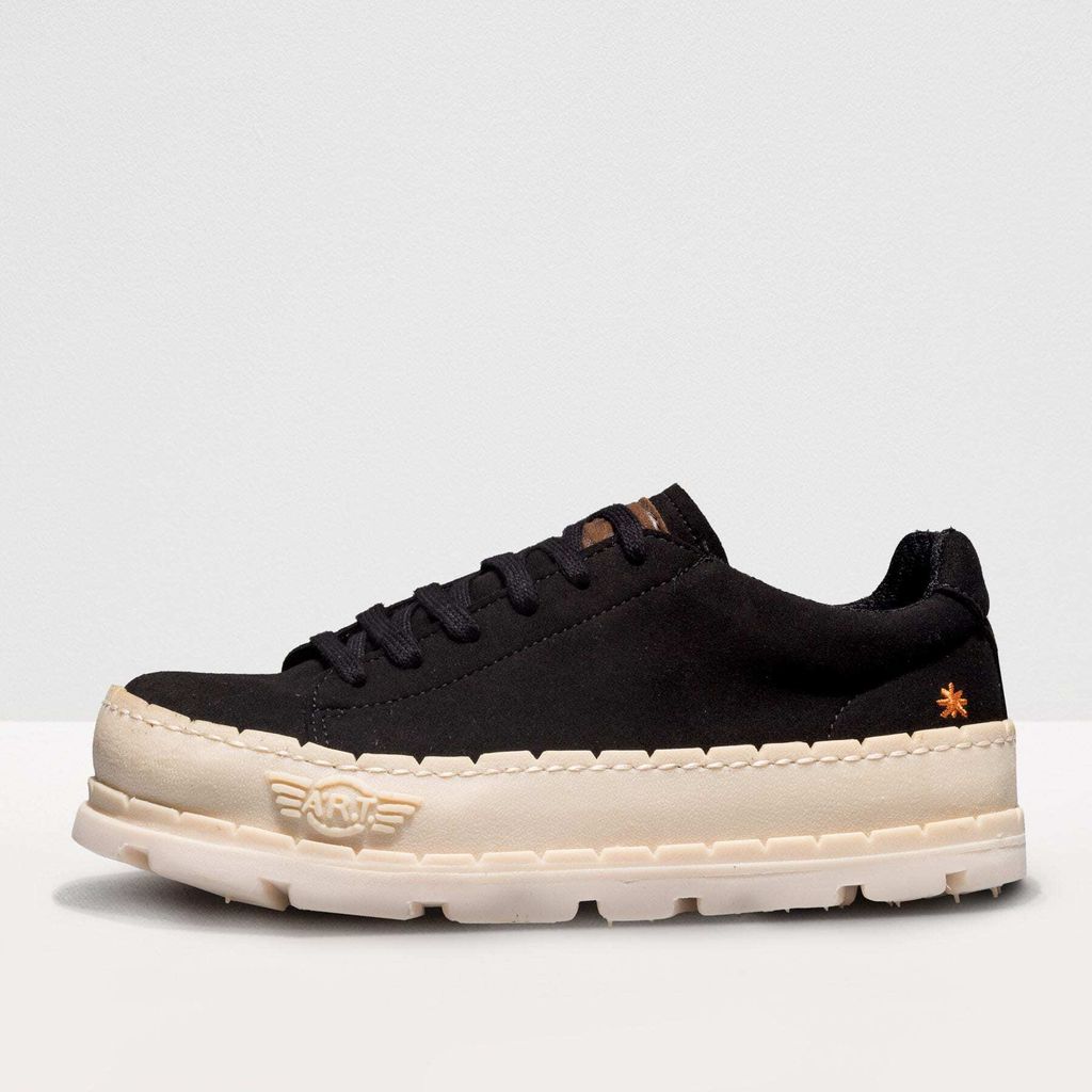*art Schuhe 1773 MICRO SUEDE BLACK-CREAM/ BLUE PLANET Farbe Black-cream
