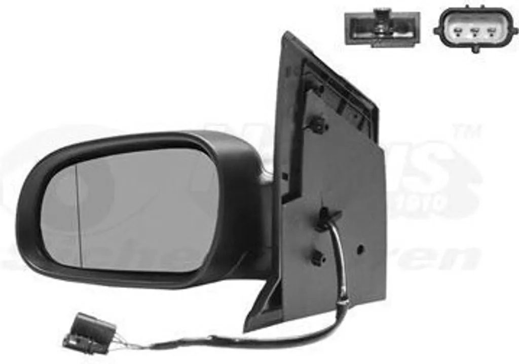 Rétroviseur gauche convexe pour VW Fox : Solution anti angle mort Fox