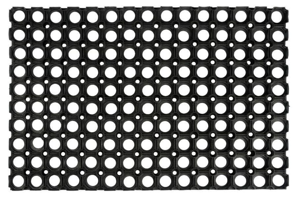 Rubberen PVC-deurmat, rechthoekig, BRUNO, 60 x 40 cm, Productafbeelding 