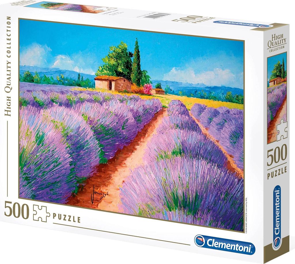 Clementoni 500Pcs.Puzzle Lavender Scene 35073 X6 Produktbild 