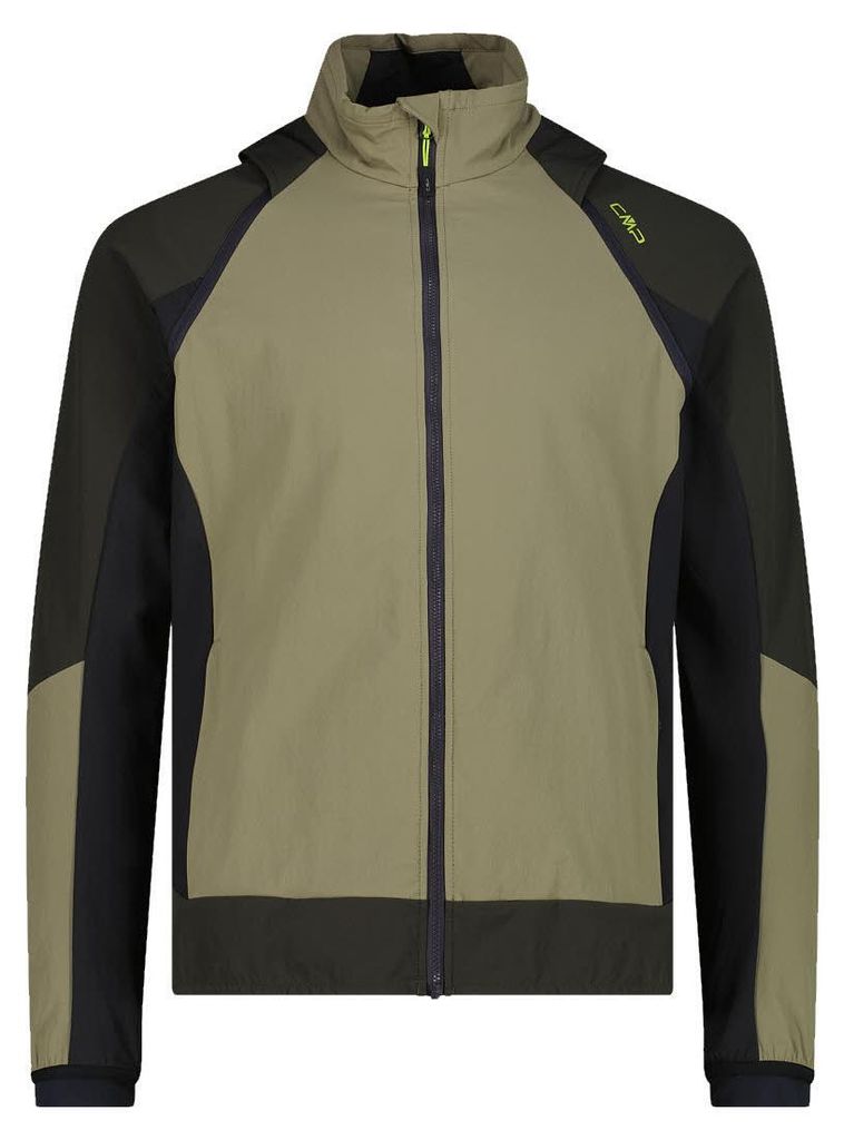 Man Jacket Hybrid with detachable sleeves 50 grün Produktbild 