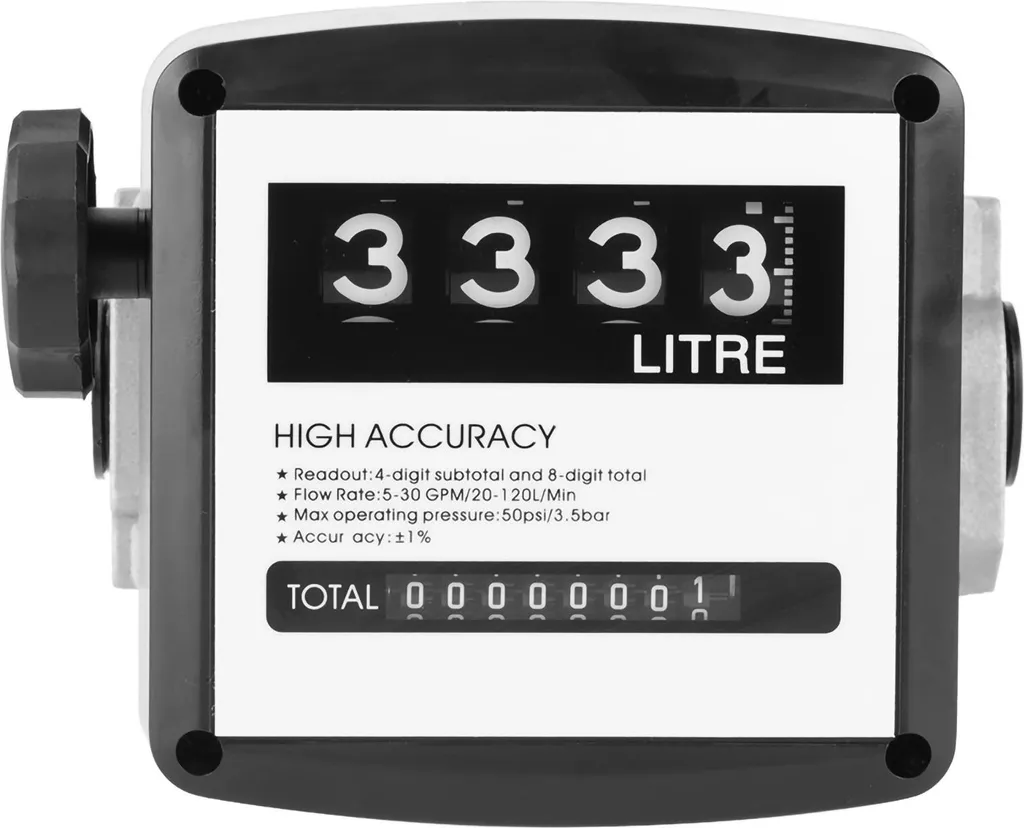 Évitez les pertes de carburant avec ce compteur numérique précis à 1%