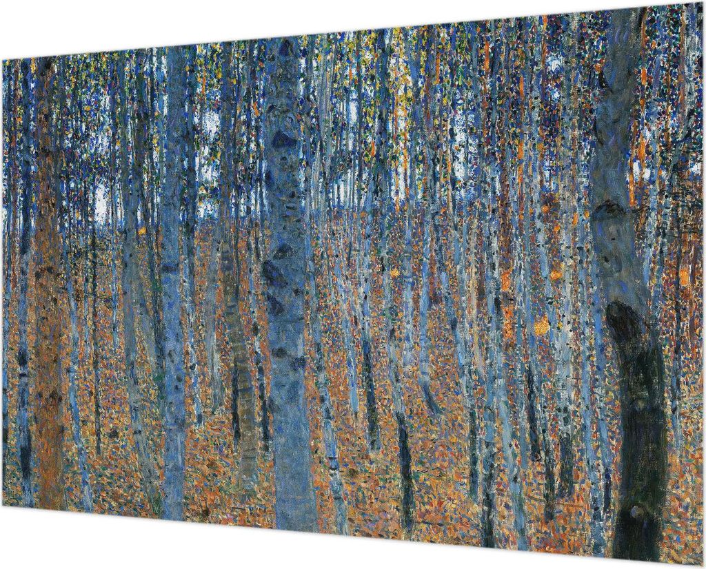 Wandtapete - Dekorative Tapete für Wohnzimmer - Tapetenfolie für Wanddekoration - 152x104 cm - Birkenwald