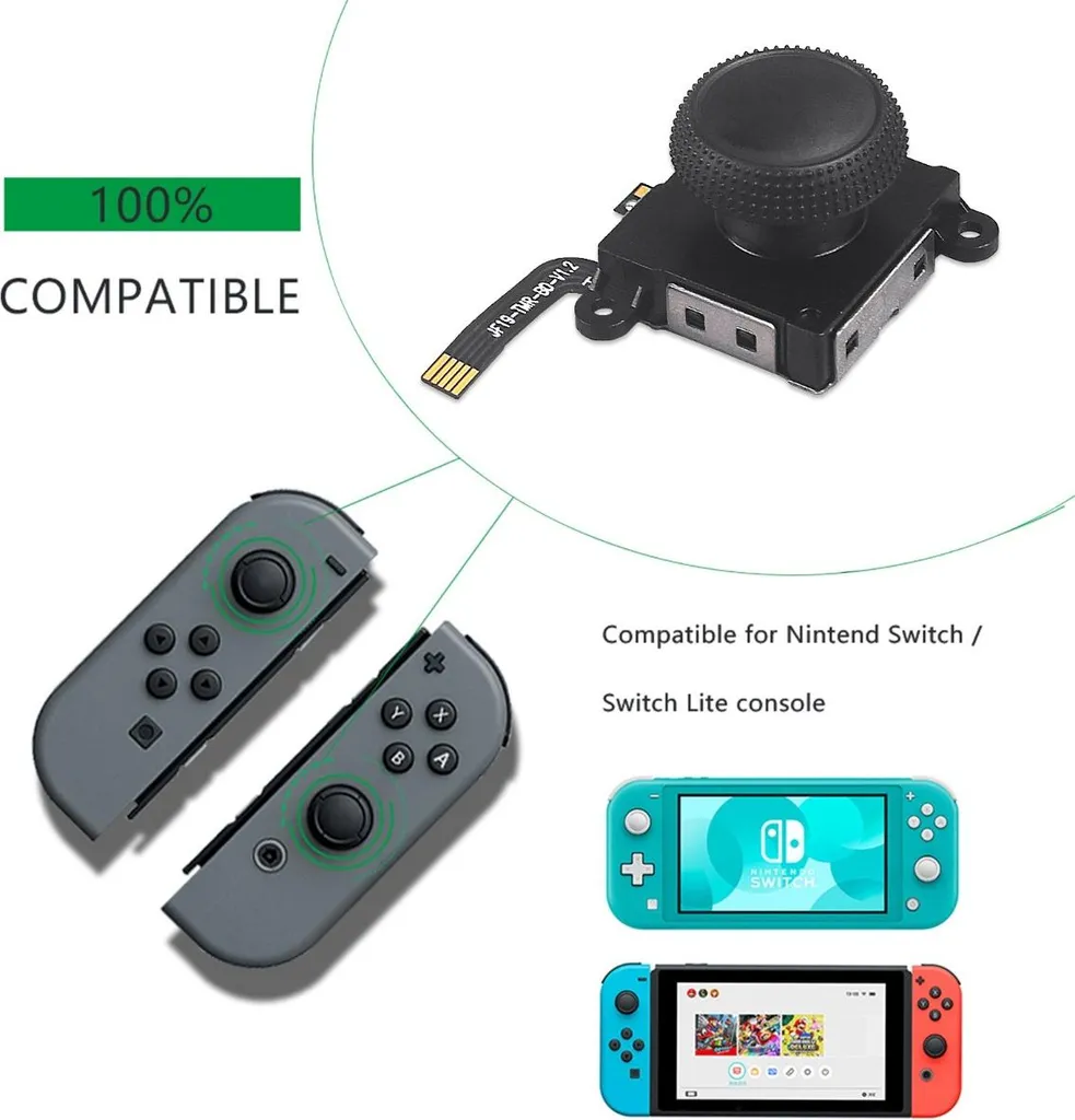 Kit Riparazione Joy-Con Switch TMR - Qualità Certificata e No Drift - 4