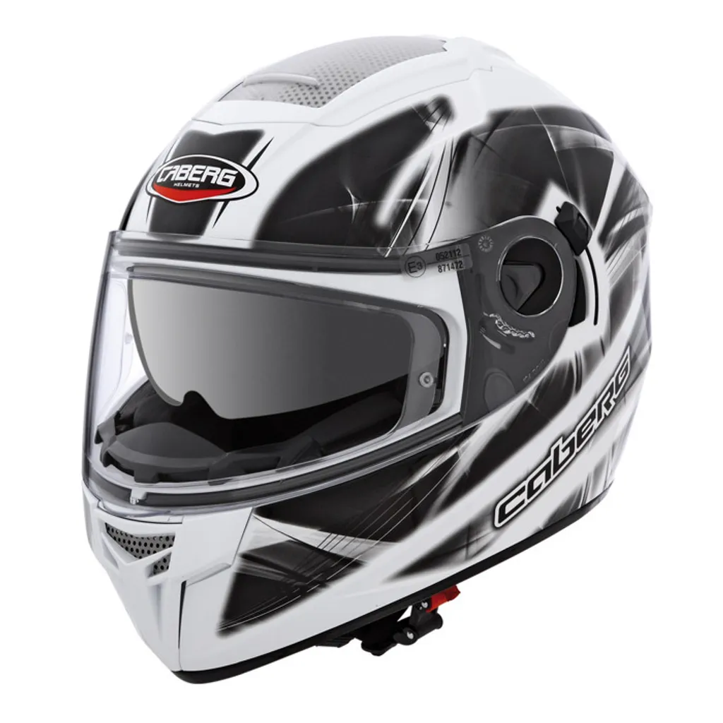 Casque Intégral Caberg EGO Ultralight Blanc S pour Route et Autoroute