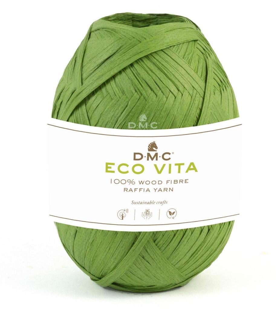 DMC Eco Vita Raffia 50 g Nachhaltiges Garn aus Holzfasern Produktbild 