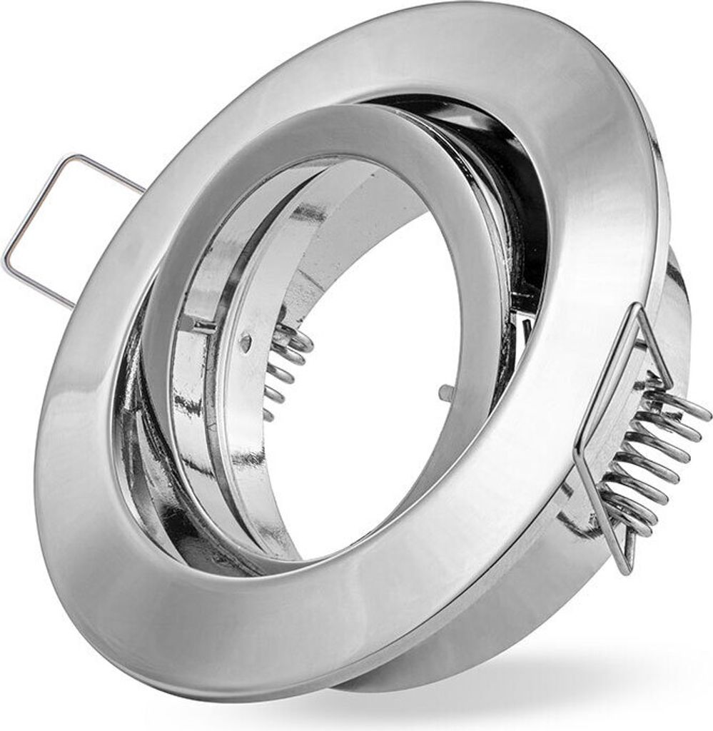 Einbaustrahler Chrom schwenkbar 68mm max. 50W Produktbild 