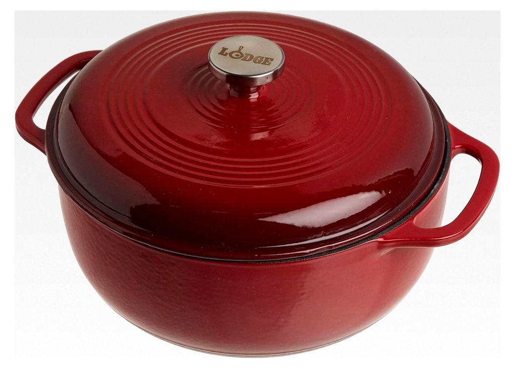 Dutch Oven aus emailliertem Gusseisen, 6 Quart, Island Spice Red