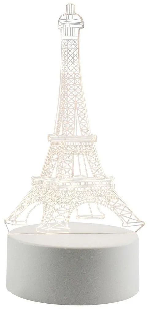 Lampe LED 3D Tour Eiffel - Idée Cadeau Originale Décoration Intérieure