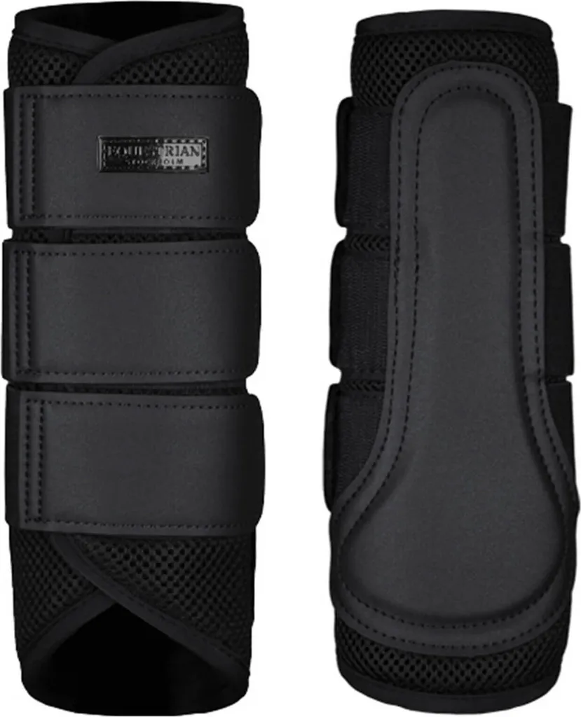 Protéger et alléger : Guêtres Equestrian Stockholm Classic Mesh Noires M