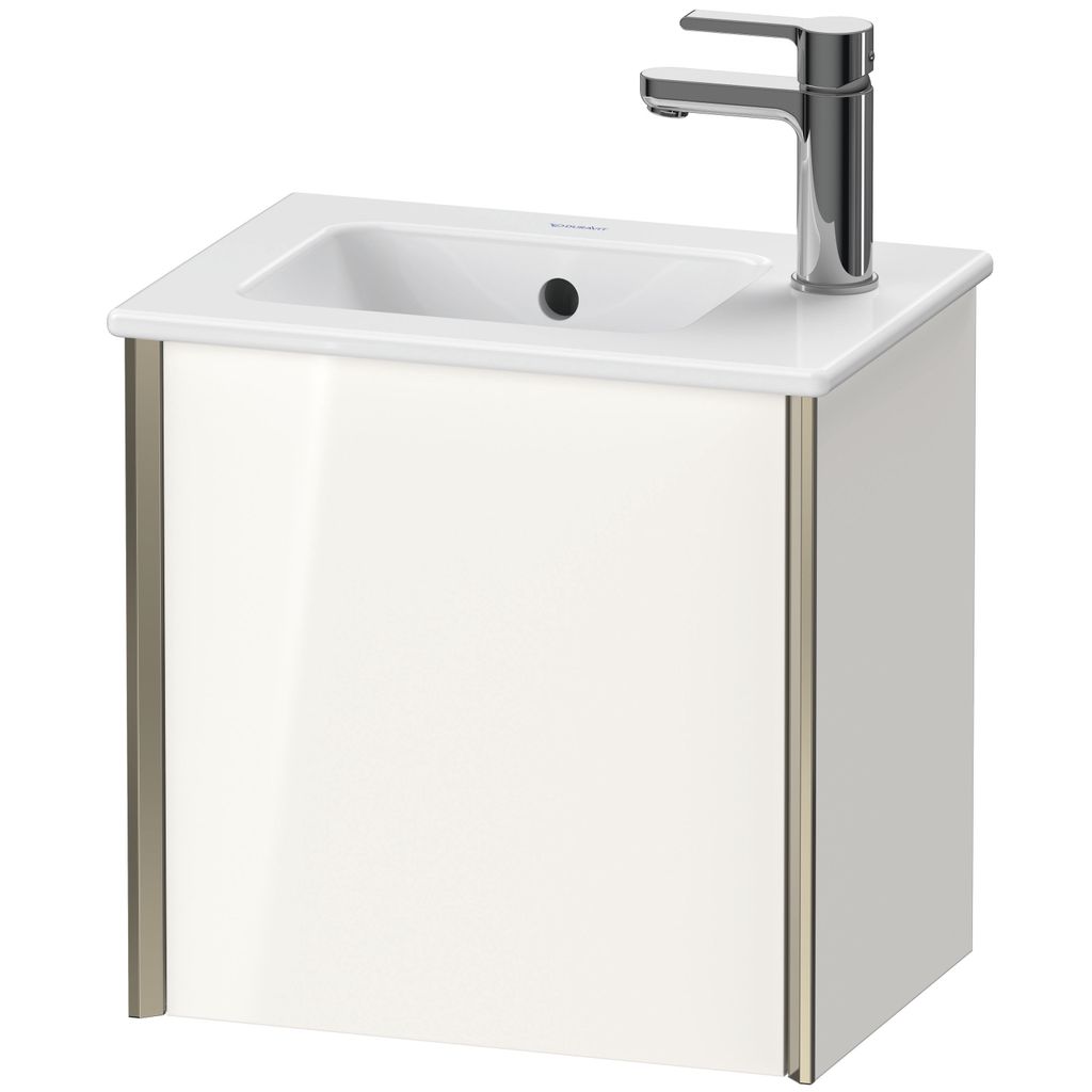 Duravit XViu 4024 Waschtischunterbau wandhängend, eine Tür Anschlag links, für den Waschtisch ME by Starck 072343, 410x290 mm, XV4024LB122