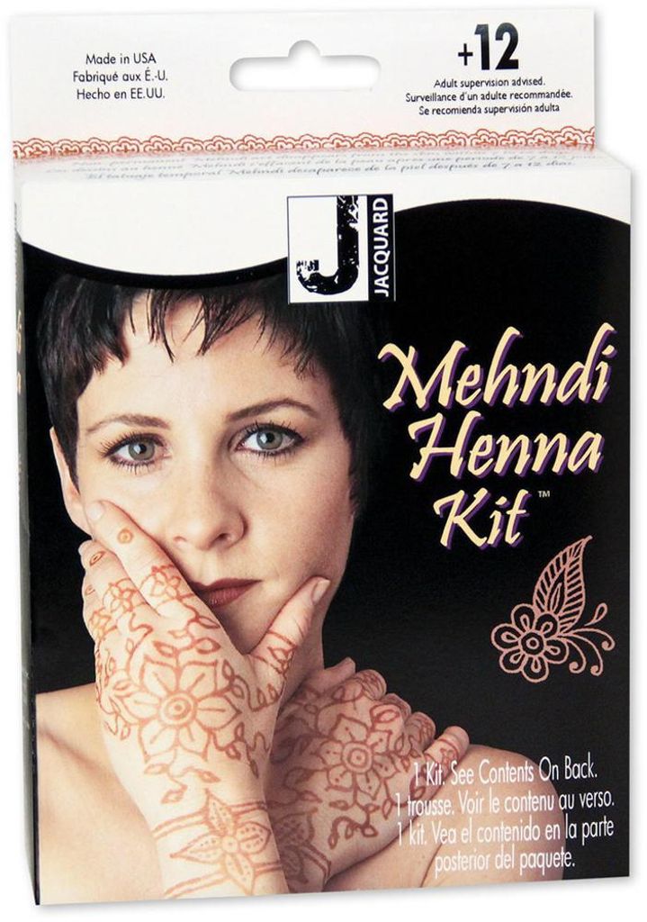 Jacquard Henna Set Mehndi Kit für kreative Tattoos Produktbild 