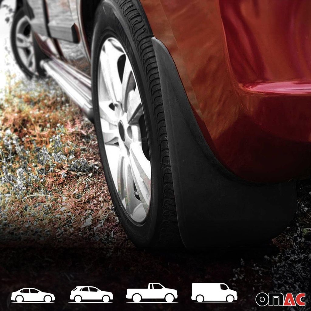 Voiture Bavettes Pare-Éclaboussures Pour Captur 2020-2023 - Set 4 Pièces Avant Arrière - Protection Anti-Salissures